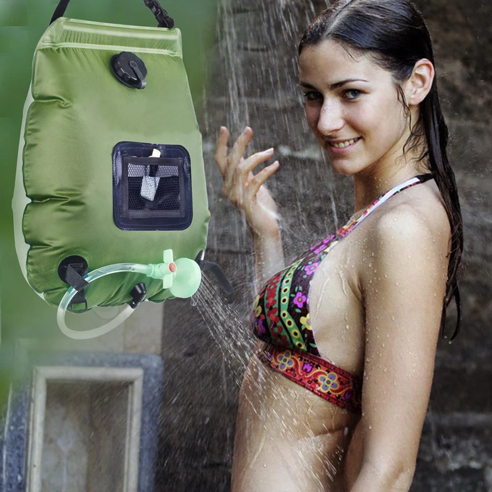 Soar-Powered Portable Travel Heated Shower Bag - Image 4