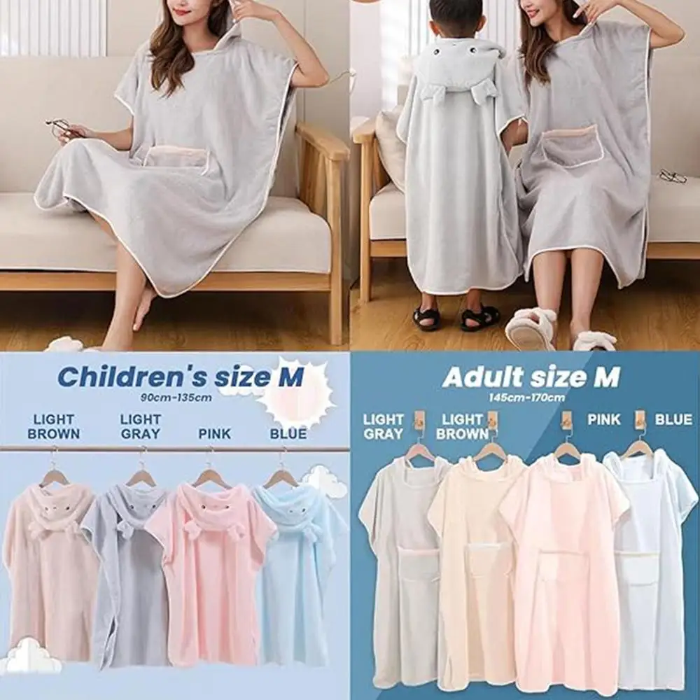 Soft Cozy Women Hooded Robe - Image 5