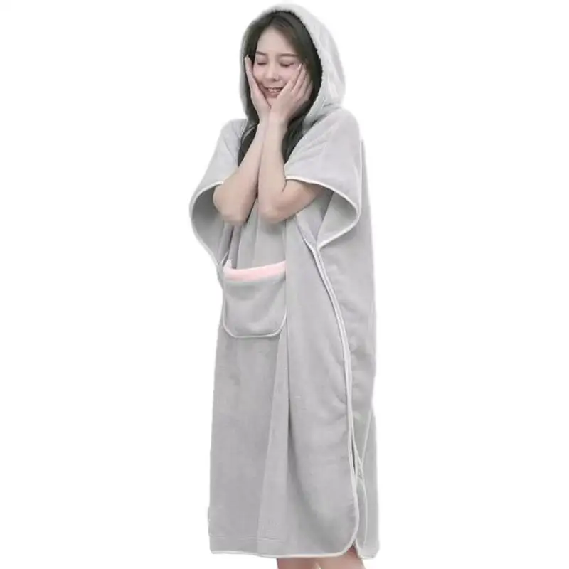 Soft Cozy Women Hooded Robe - Image 9