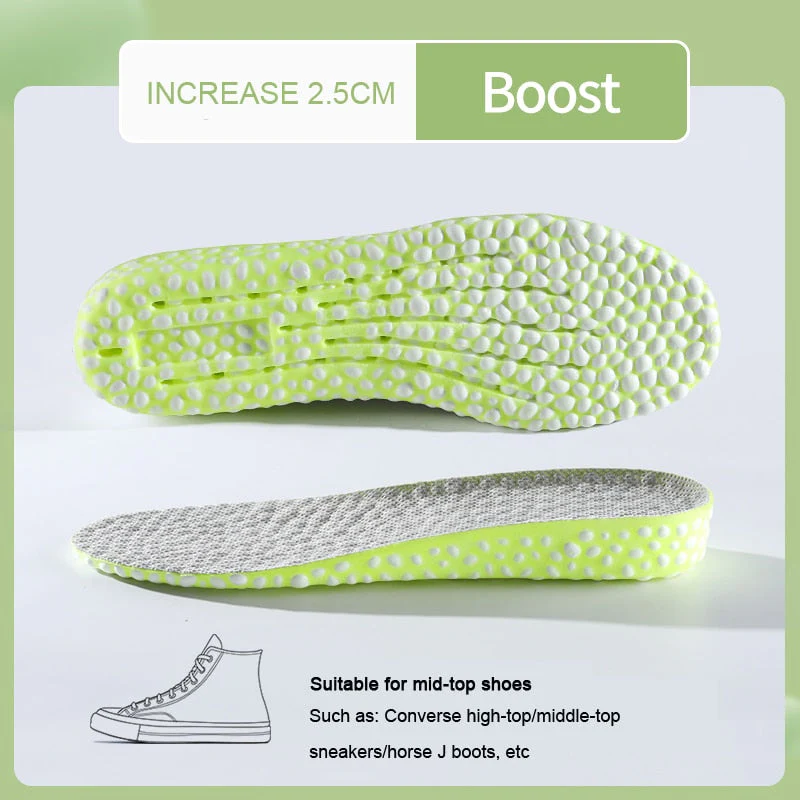 Soft Feet Unisex Breathable Elevated Shoe Insoles - Image 3