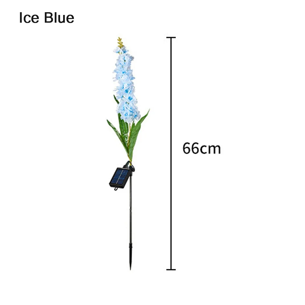 Soft Pink Glow Solar LED Flower Garden Light - Image 10