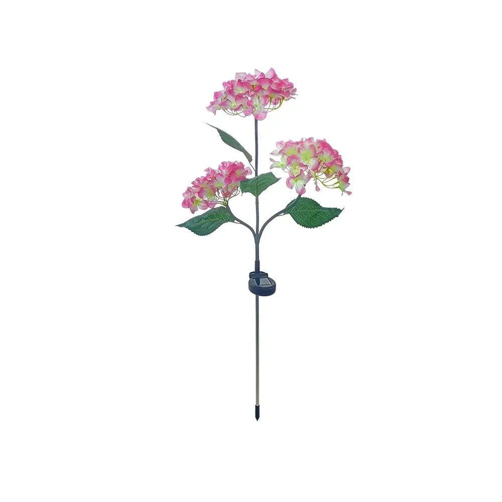 Soft Pink Glow Solar LED Flower Garden Light - Image 8