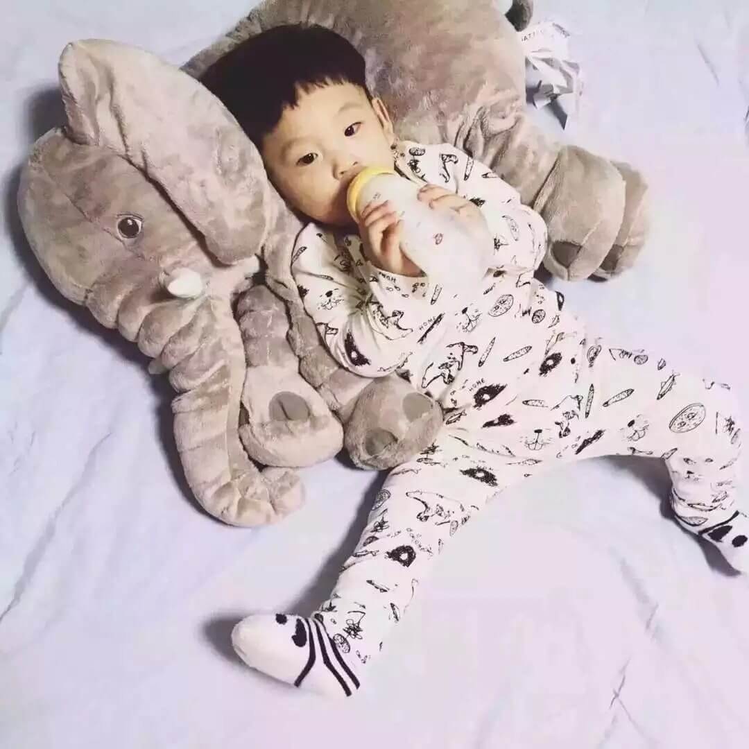 Soft Plush Elephant Pillow For Baby - Image 2