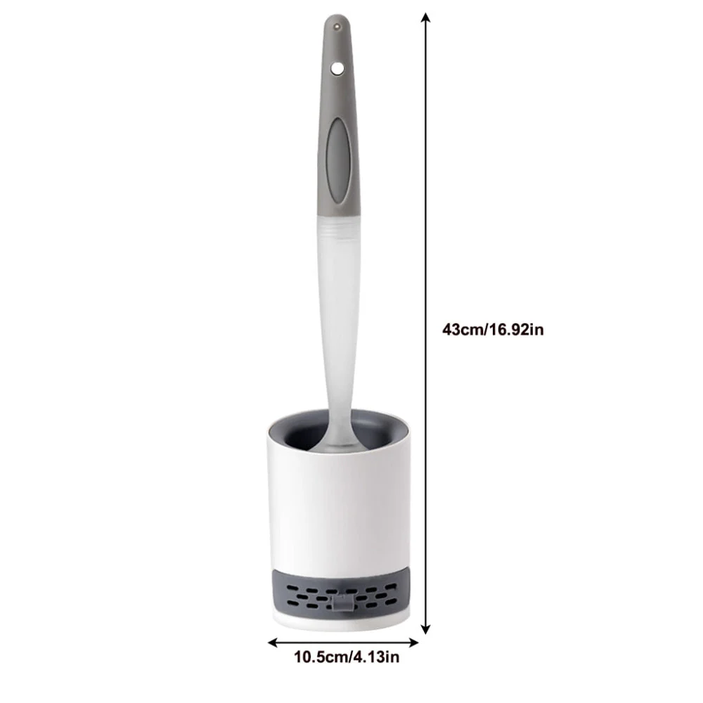 Soft Silicone Soap Sprayer Toilet Cleaning Brush - Image 3