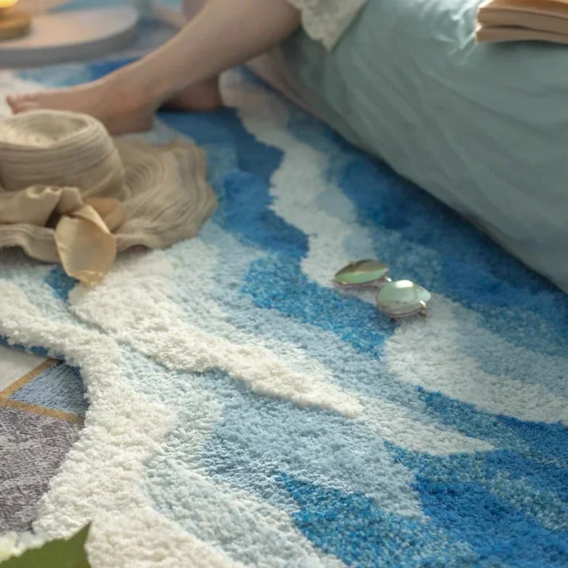 Soft Surf Anti-Slip Plush Wave Rug - Image 5