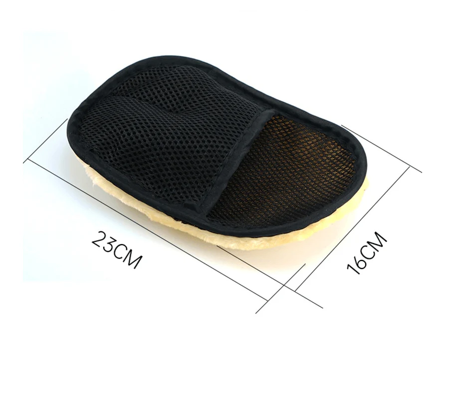 Soft Wool Car Microfiber Cleaning Gloves - Image 5