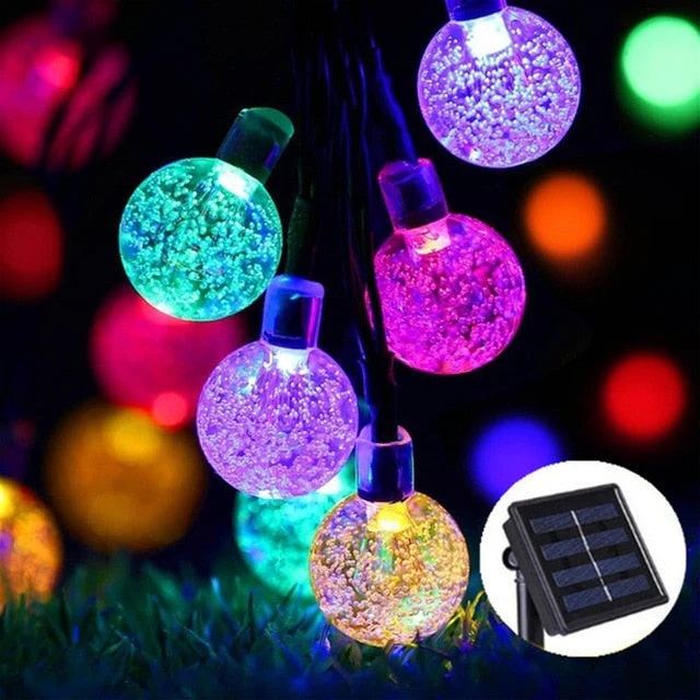 Solar Crystal Waterproof Fairy Outdoor Lights - Image 3