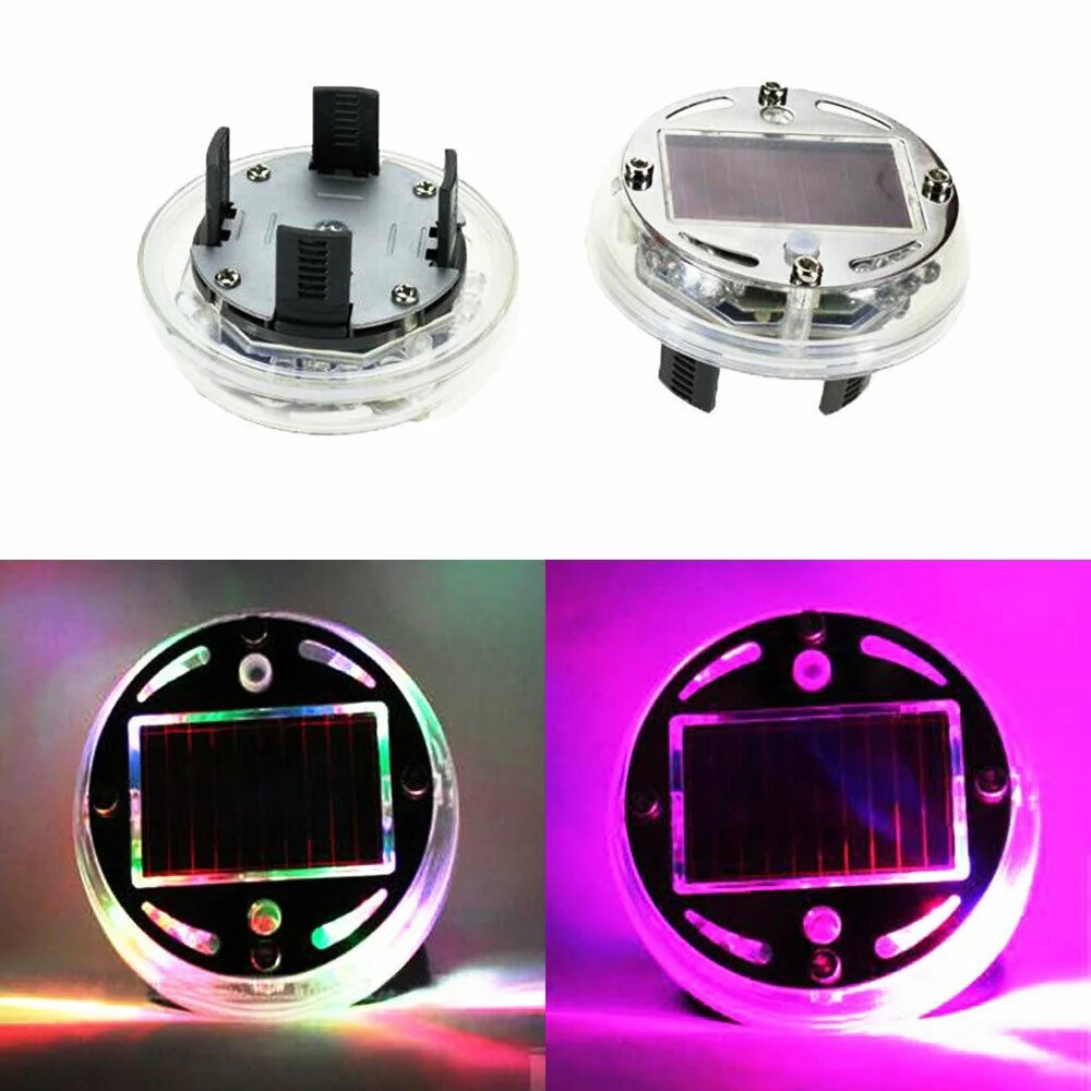 Solar Energy Colorful LED Tire Cap Light - Image 9