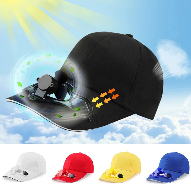 Solar Fan Summer Outdoor Baseball Hat - Image 3