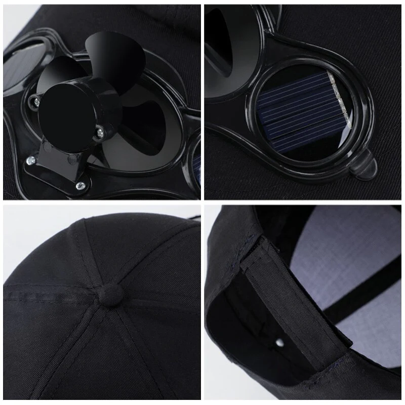 Solar Fan Summer Outdoor Baseball Hat - Image 7