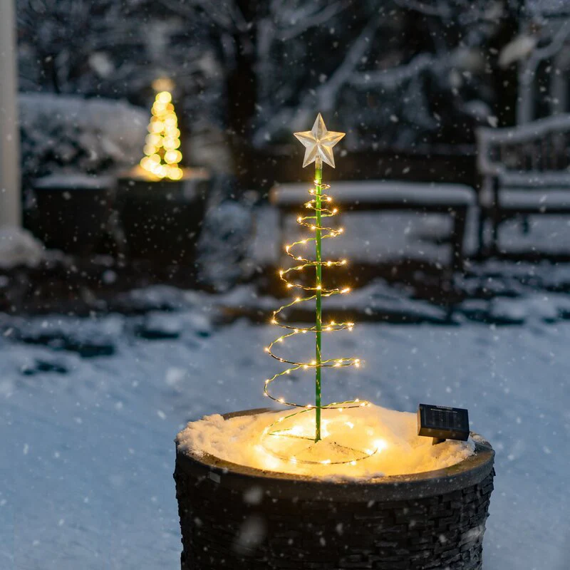 Solar Garden Led Christmas Tree Light - Image 3