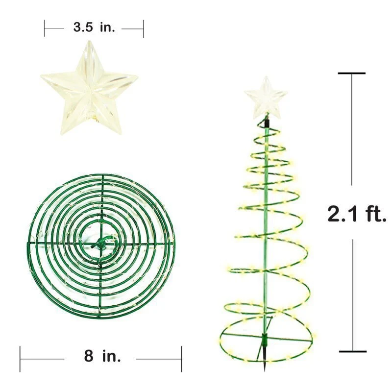Solar Garden Led Christmas Tree Light - Image 4