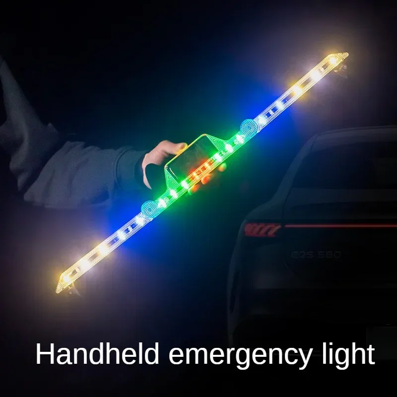 Solar LED Strobe Emergency Light Anti-Collision Warning Lamp - Image 2