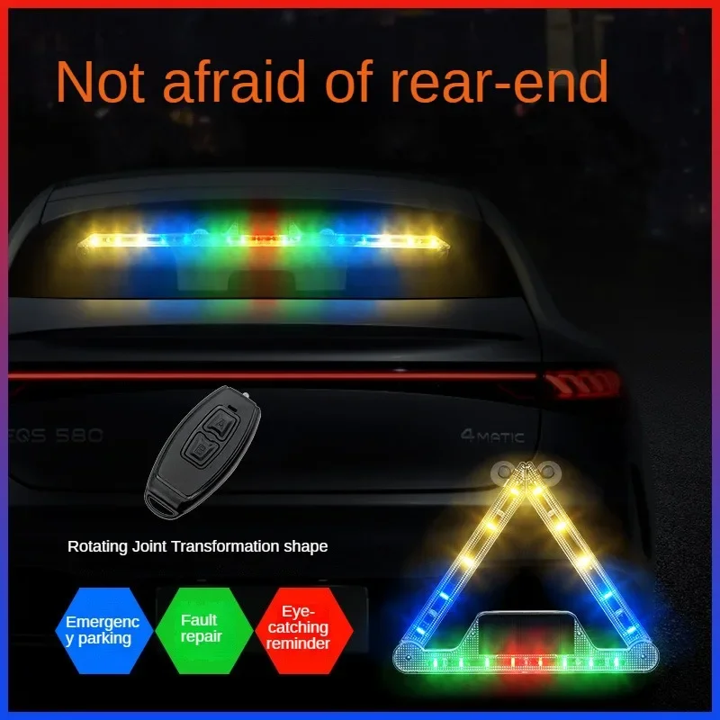 Solar LED Strobe Emergency Light Anti-Collision Warning Lamp - Image 3