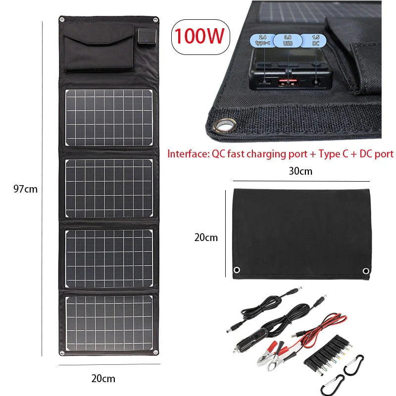 Solar Power Foldable Travel Power Bank - Image 8