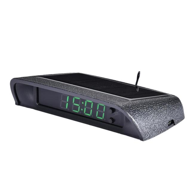 Solar Powered Car Dashboard Digital Clock - Image 7