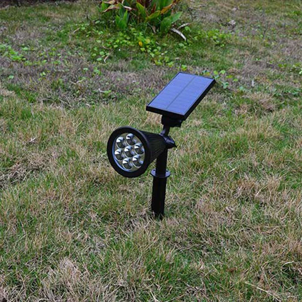 Solar-Powered Colorful Adjustable Garden Spotlight - Image 2