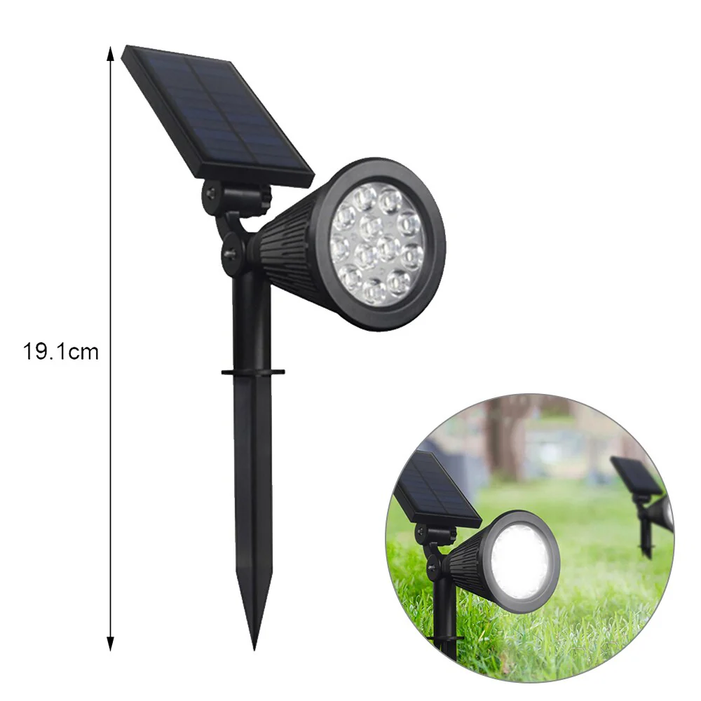 Solar-Powered Colorful Adjustable Garden Spotlight - Image 9