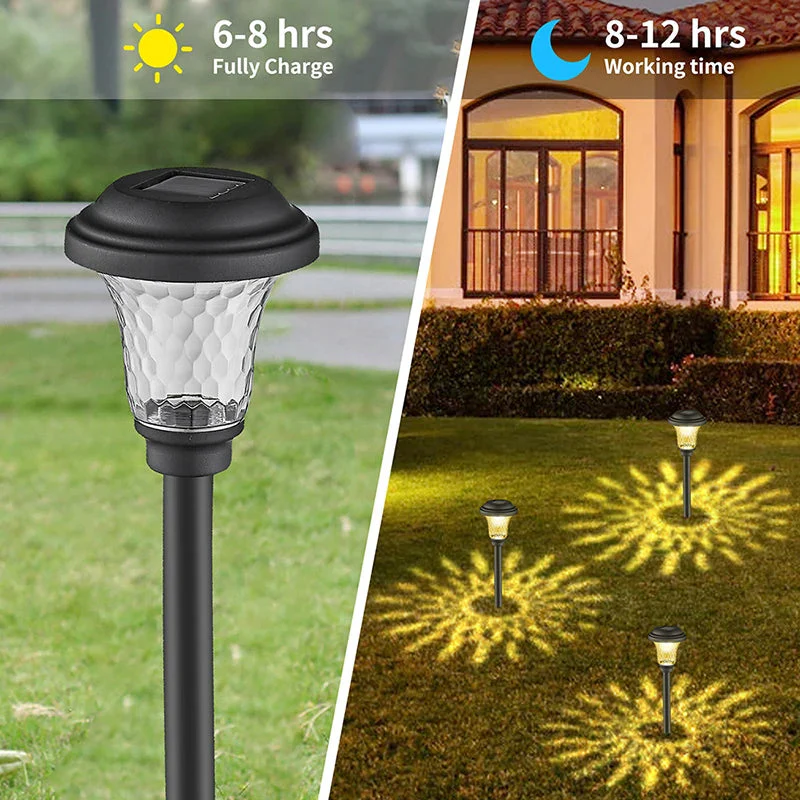 Solar-Powered Decorative LED Garden Illumination Lamps - Image 5