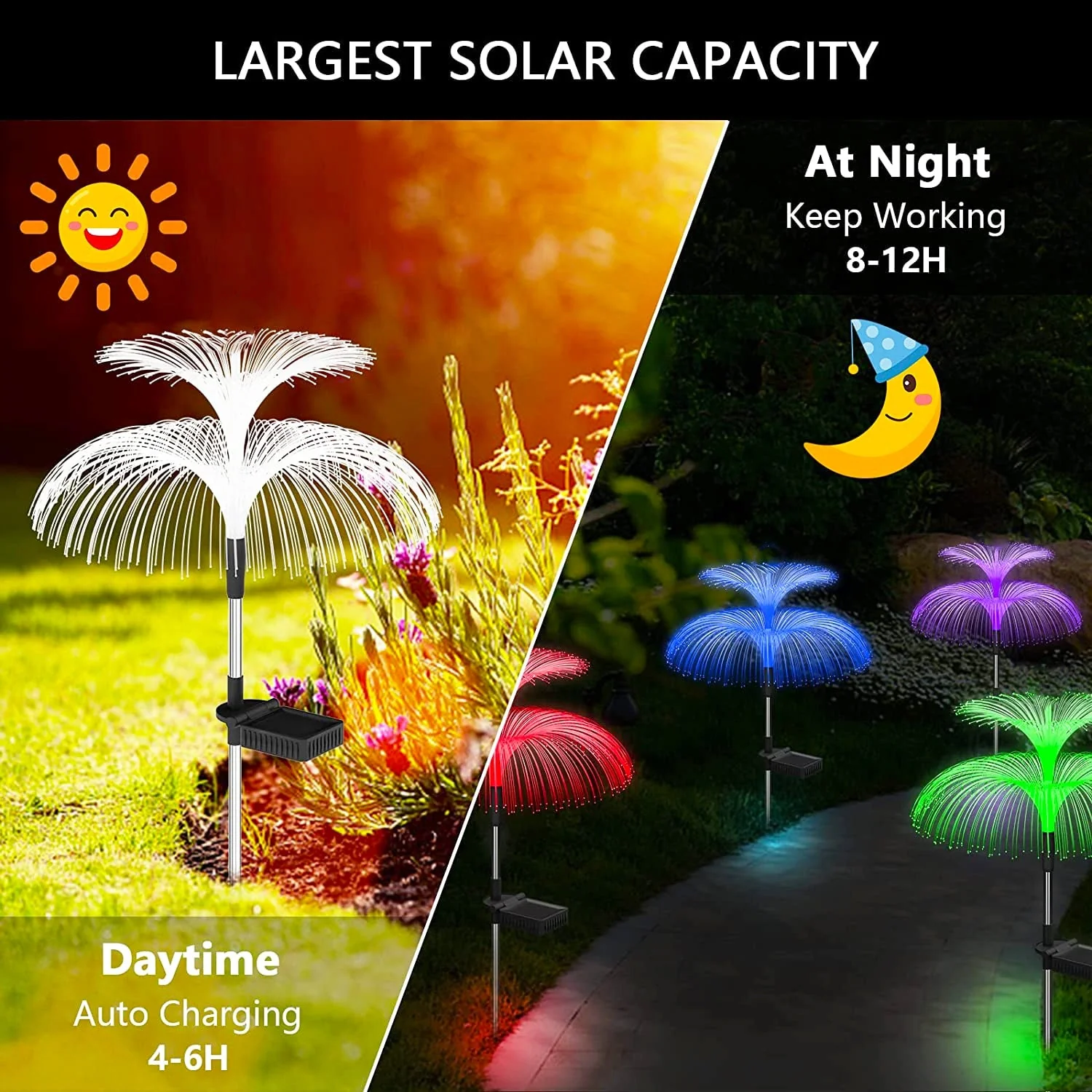 Solar-Powered Floating Jellyfish Garden Lights - Image 3
