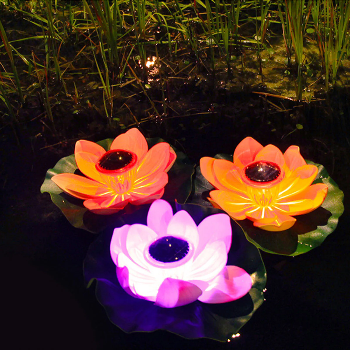 Solar Powered Floating Lotus Lamp - Image 9