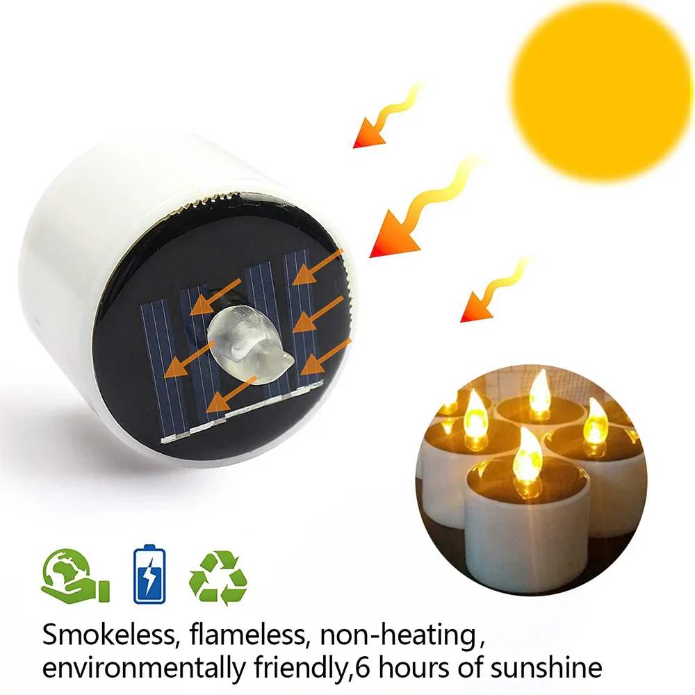 Solar-Powered Mini Candle Lights - Image 6