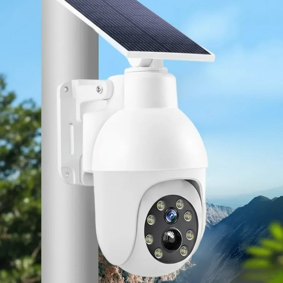Solar Powered Motion Sensor Smart Rainproof Dummy Camera
