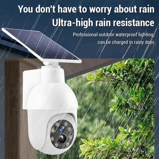 Solar Powered Motion Sensor Smart Rainproof Dummy Camera - Image 2