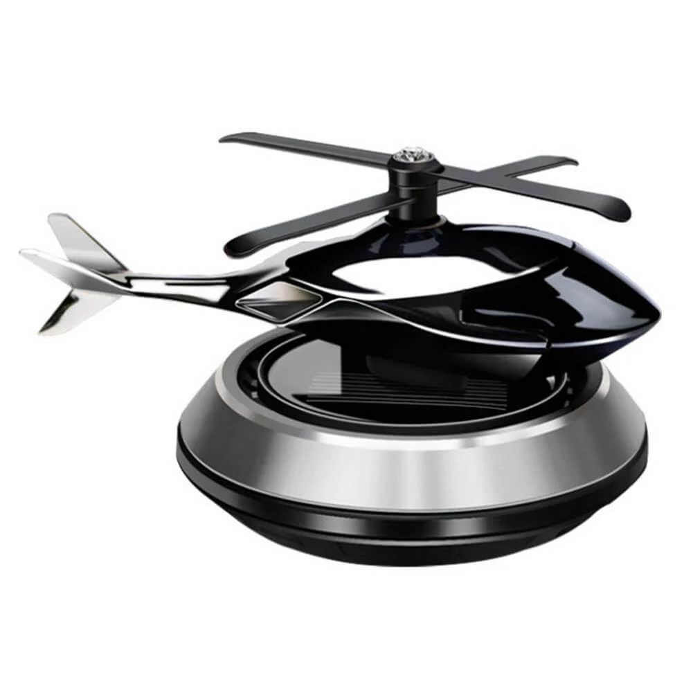 Solar Powered Rotating Helicopter Car Air Freshener - Image 13
