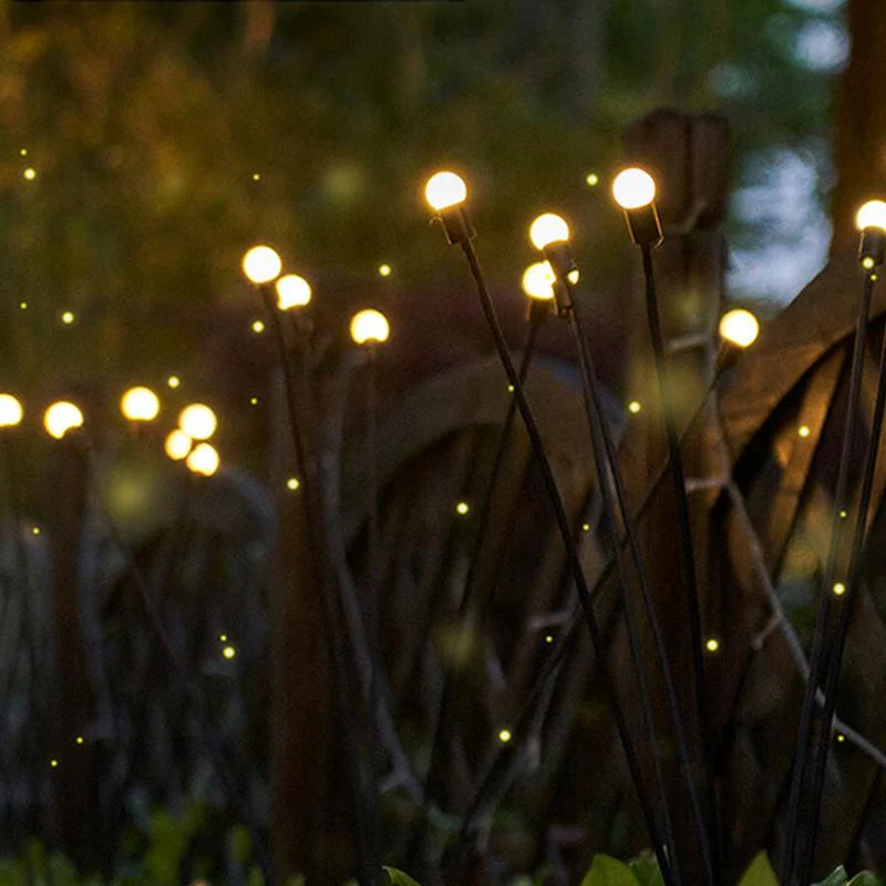 Solar Reed Waterproof Fiber Patio Lights - Image 3