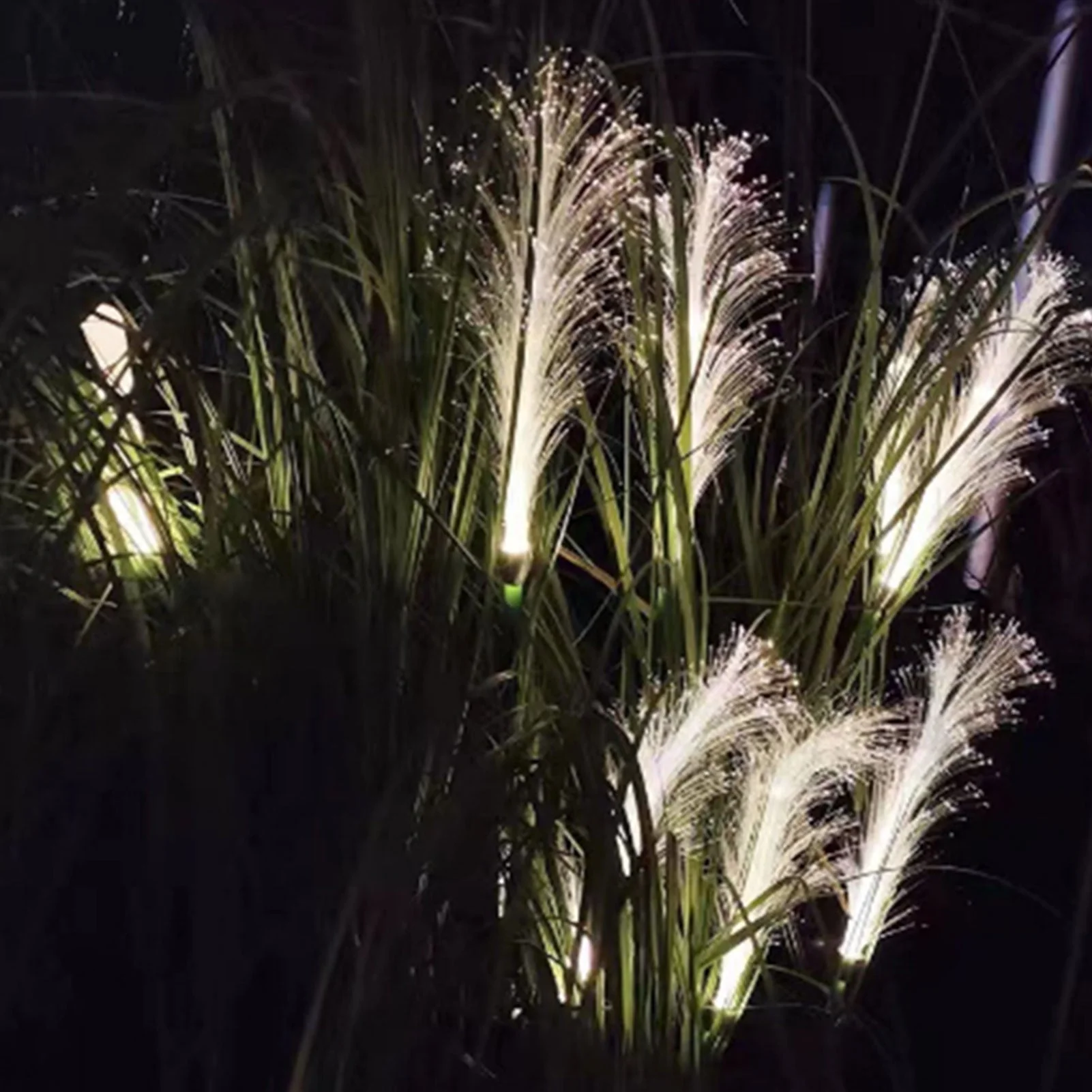 Solar Reed Waterproof Fiber Patio Lights - Image 5