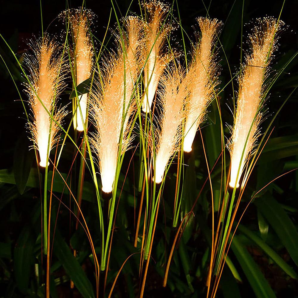 Solar Reed Waterproof Fiber Patio Lights - Image 6