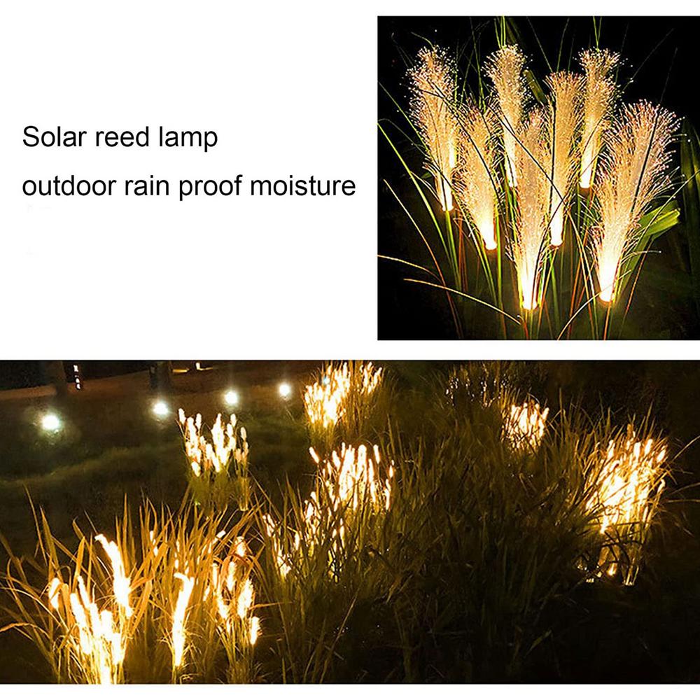 Solar Reed Waterproof Fiber Patio Lights - Image 9