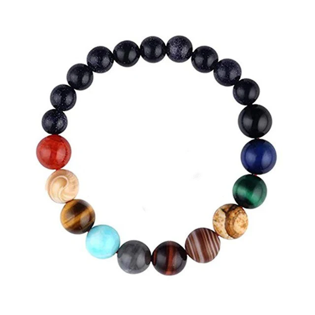 Solar System Natural Stone Charming Bracelet - Image 3
