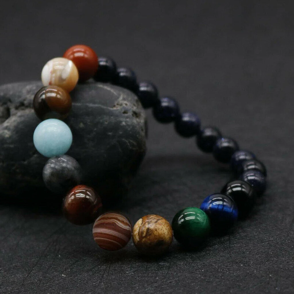 Solar System Natural Stone Charming Bracelet - Image 6