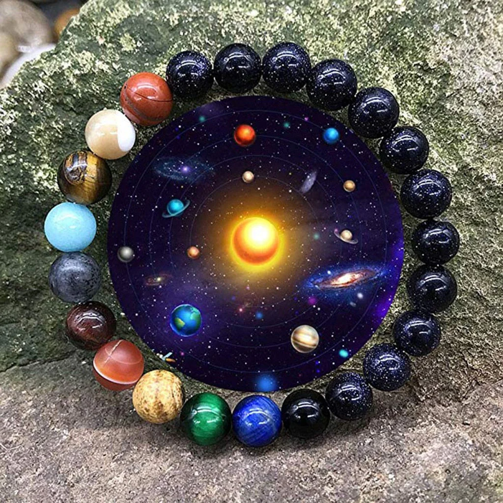 Solar System Natural Stone Charming Bracelet - Image 7