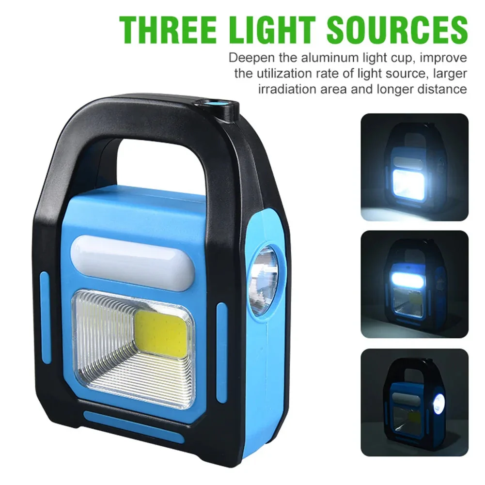 Solar USB Rechargeable Power Bank Camping Lantern - Image 4