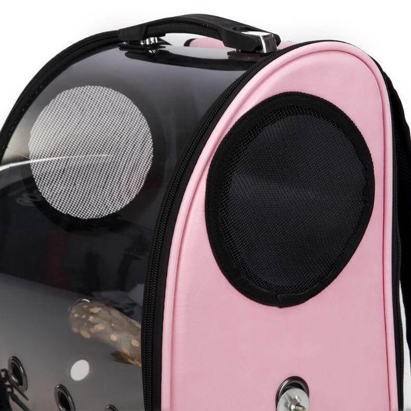 Space Capsule Bird Carrier Travel Birdcage Backpack - Image 5