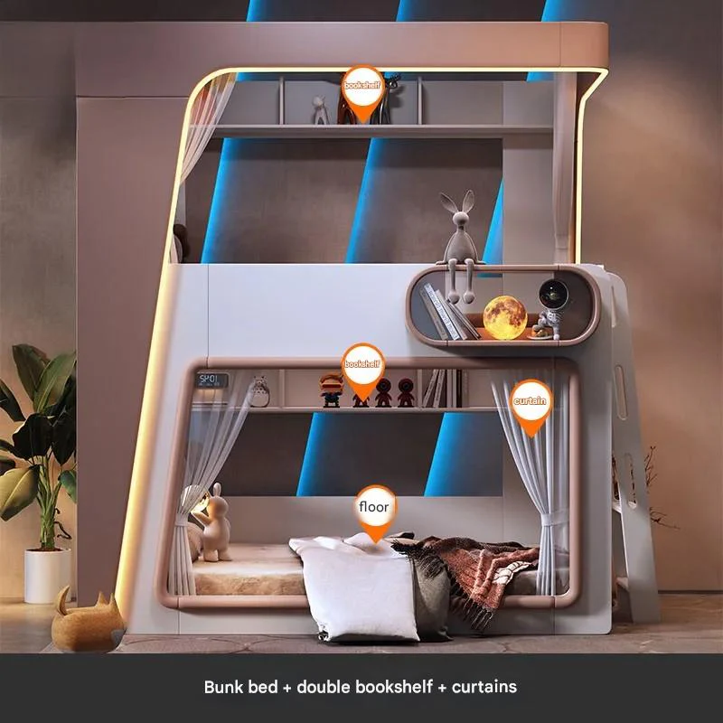 Space Capsule Futuristic Kids Creative Bunk Bed - Image 3