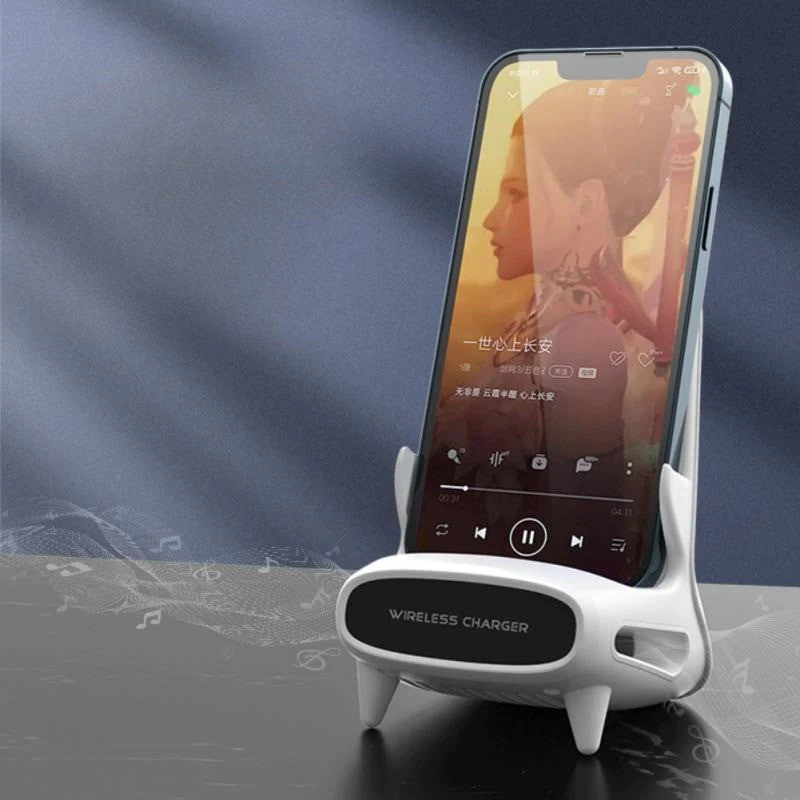 Space Chair Phone Holder Wireless Charging Station - Image 2