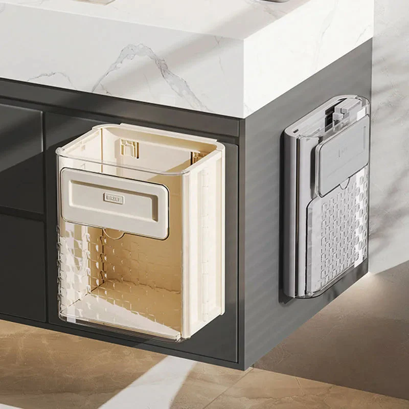 Space Saver Door Hanging Foldable Garbage Can - Image 2