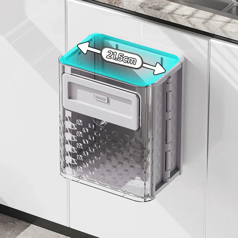 Space Saver Door Hanging Foldable Garbage Can - Image 6