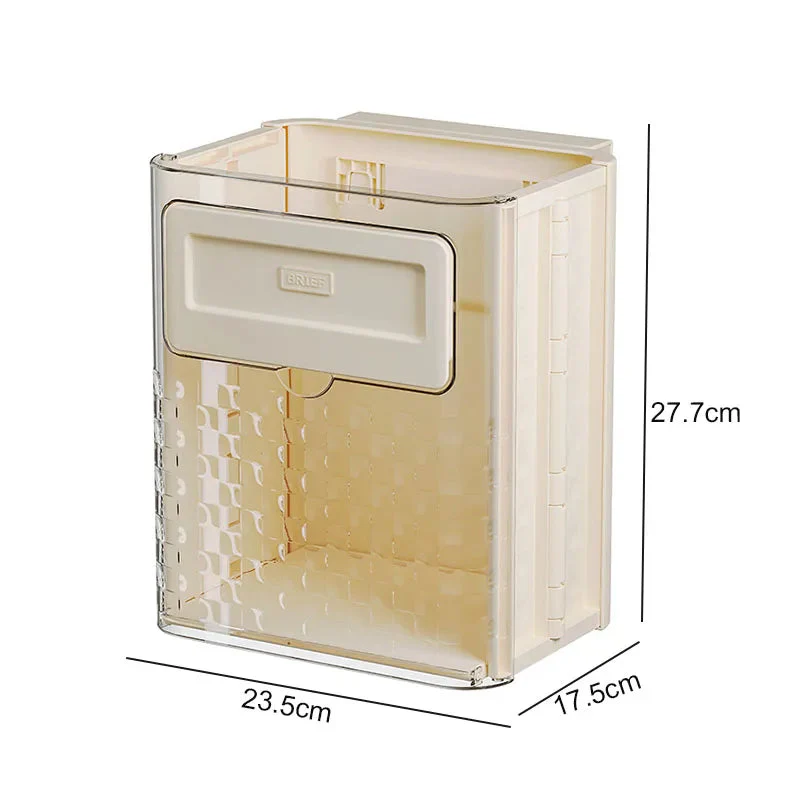 Space Saver Door Hanging Foldable Garbage Can - Image 9