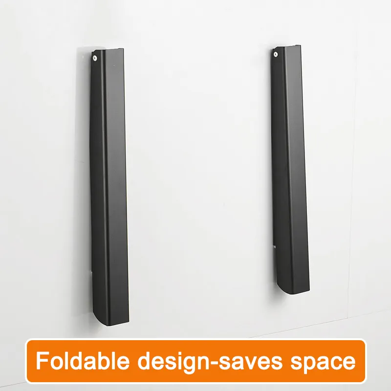 Space Saver Foldable Wall Clothes Aluminum Rack - Image 4