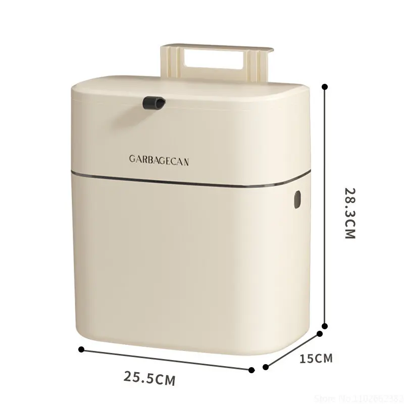 Space-Saver Hangable Home Mini Trash Bin - Image 7