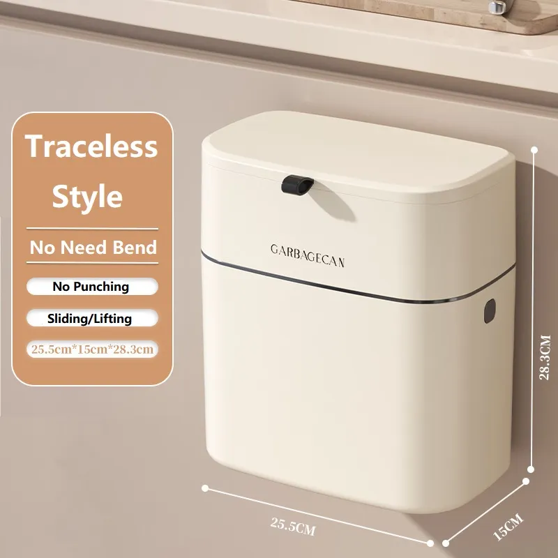 Space-Saver Hangable Home Mini Trash Bin - Image 9