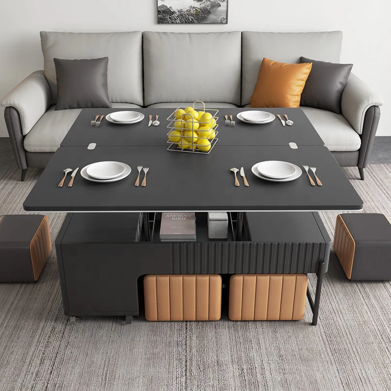 Space Saver Nordic Convertible Foldable Coffee Table - Image 2