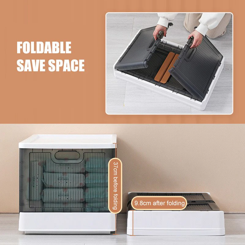 Space saving Transparent Folding Storage Box - Image 6