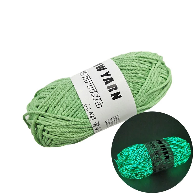 Sparkle Glow Luminous Knitting Yarn - Image 11