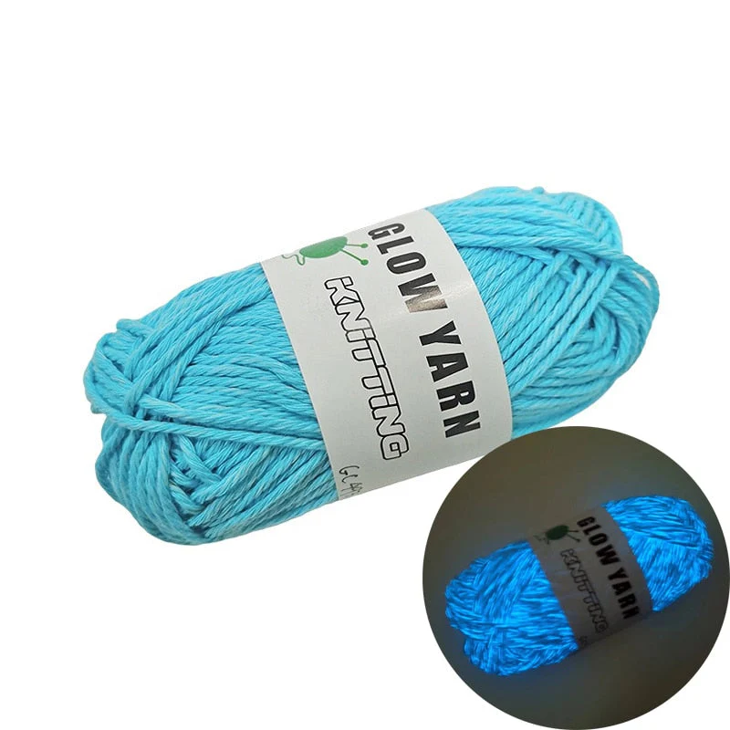 Sparkle Glow Luminous Knitting Yarn - Image 14